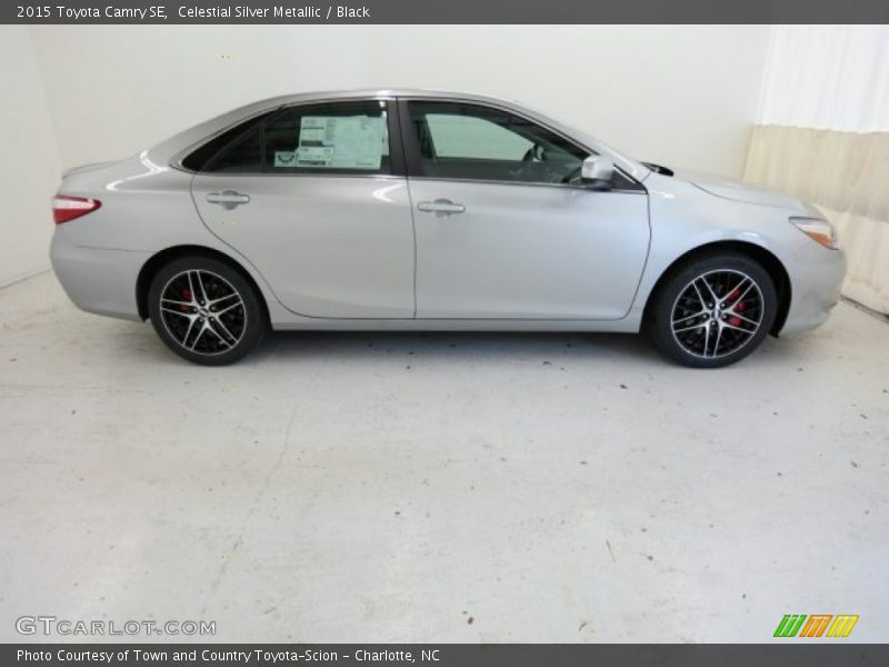 Celestial Silver Metallic / Black 2015 Toyota Camry SE