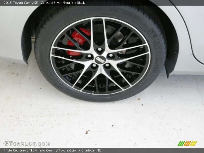 Celestial Silver Metallic / Black 2015 Toyota Camry SE