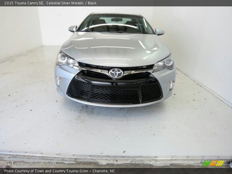 Celestial Silver Metallic / Black 2015 Toyota Camry SE