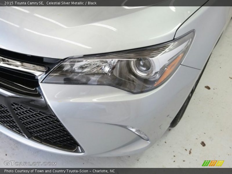 Celestial Silver Metallic / Black 2015 Toyota Camry SE