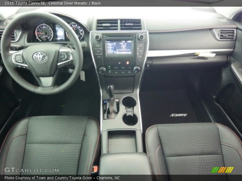 Celestial Silver Metallic / Black 2015 Toyota Camry SE