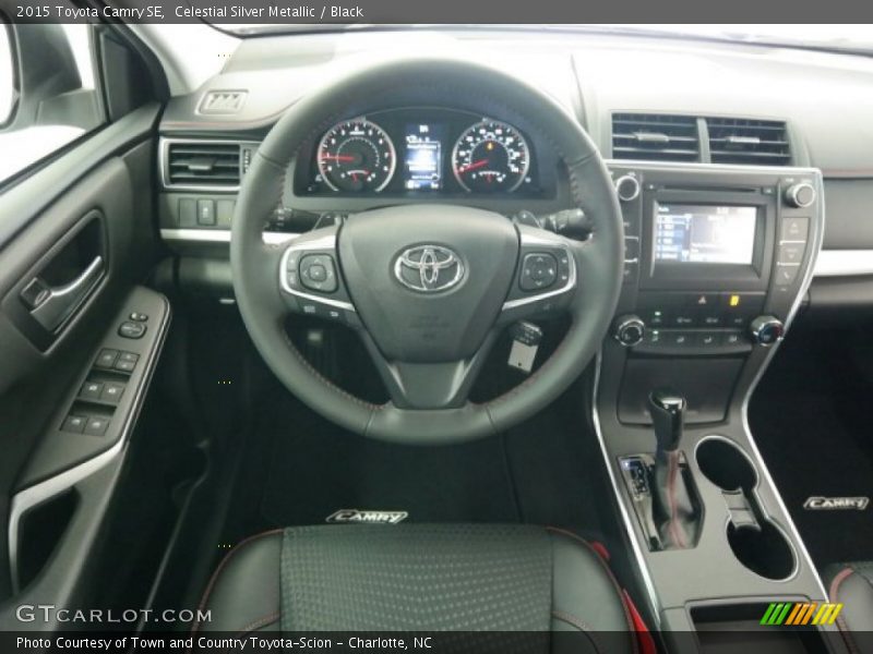 Celestial Silver Metallic / Black 2015 Toyota Camry SE