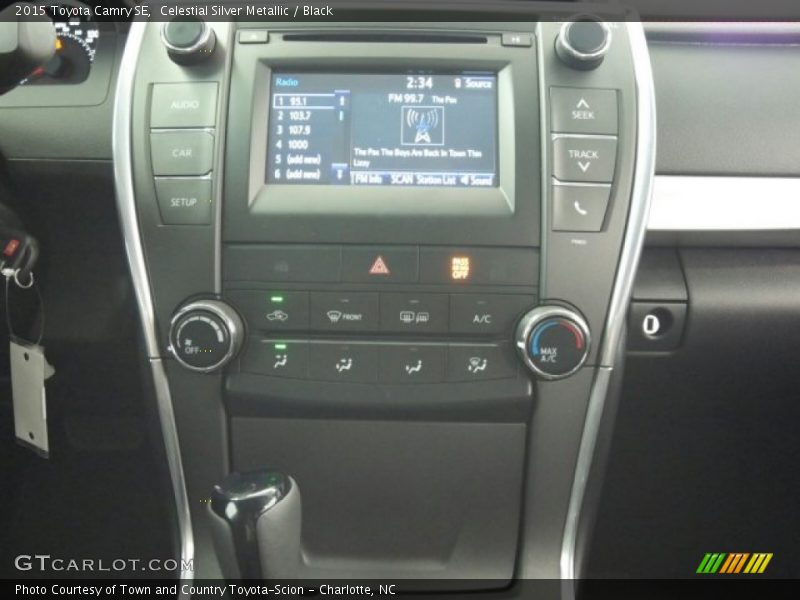 Celestial Silver Metallic / Black 2015 Toyota Camry SE