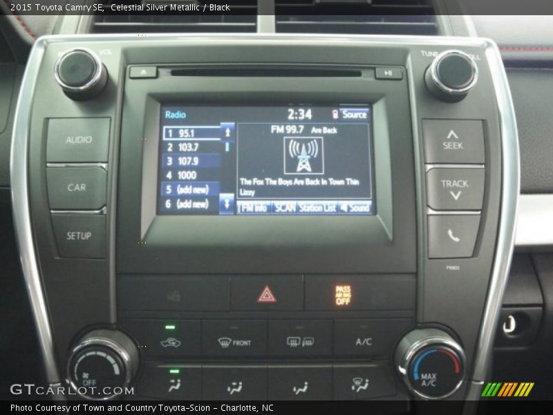 Celestial Silver Metallic / Black 2015 Toyota Camry SE