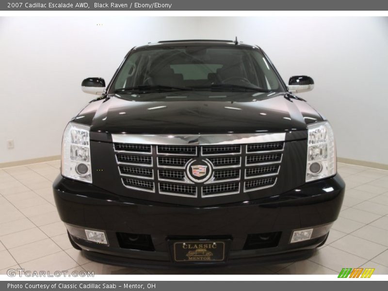 Black Raven / Ebony/Ebony 2007 Cadillac Escalade AWD