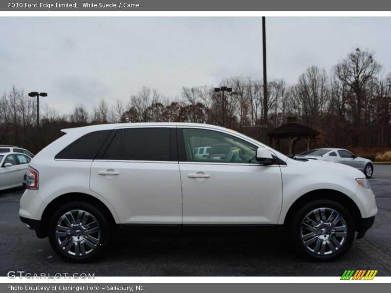 White Suede / Camel 2010 Ford Edge Limited