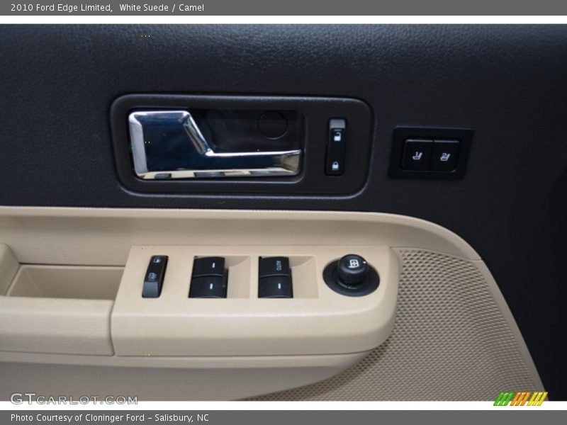 White Suede / Camel 2010 Ford Edge Limited