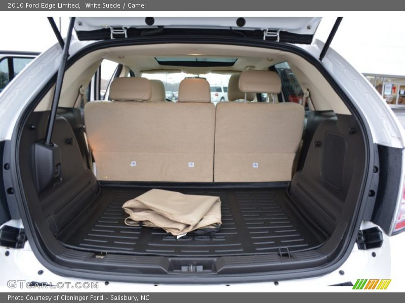 White Suede / Camel 2010 Ford Edge Limited