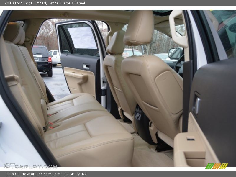 White Suede / Camel 2010 Ford Edge Limited