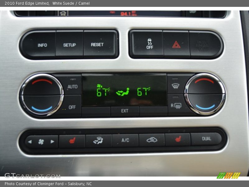 White Suede / Camel 2010 Ford Edge Limited