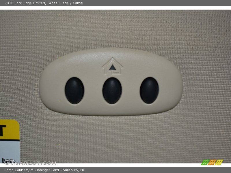 White Suede / Camel 2010 Ford Edge Limited