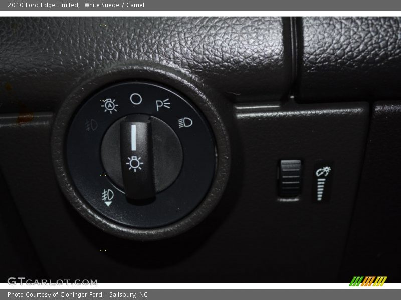 White Suede / Camel 2010 Ford Edge Limited