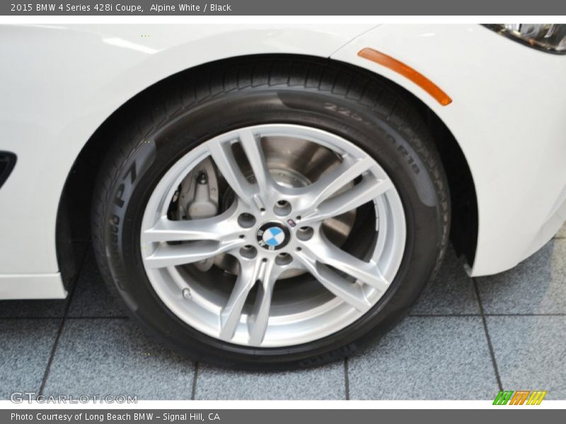 Alpine White / Black 2015 BMW 4 Series 428i Coupe
