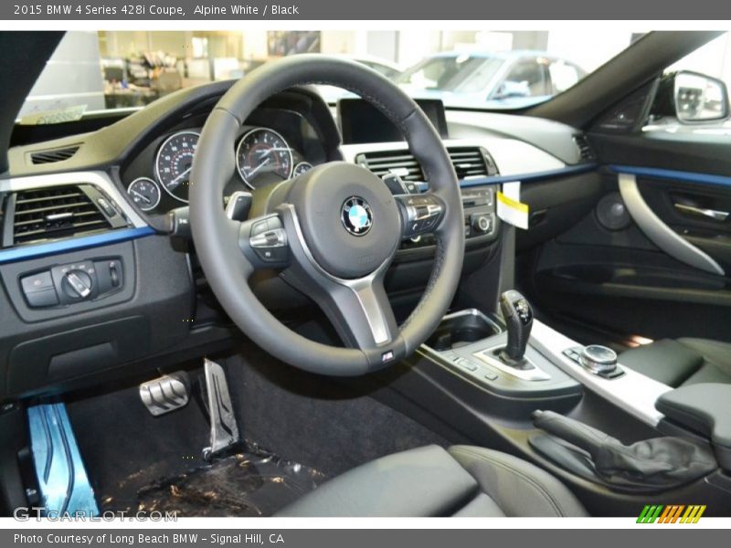 Alpine White / Black 2015 BMW 4 Series 428i Coupe