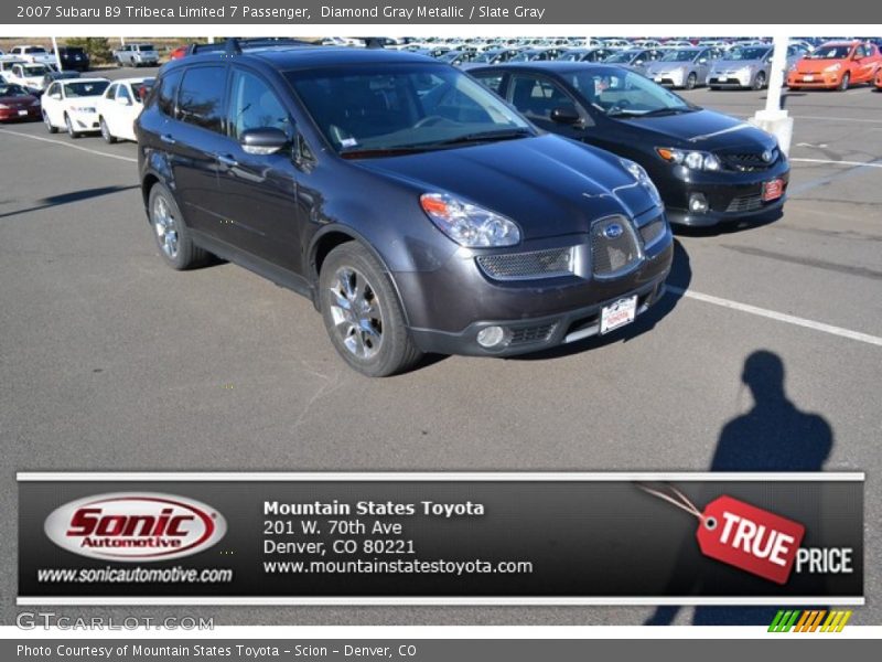 Diamond Gray Metallic / Slate Gray 2007 Subaru B9 Tribeca Limited 7 Passenger