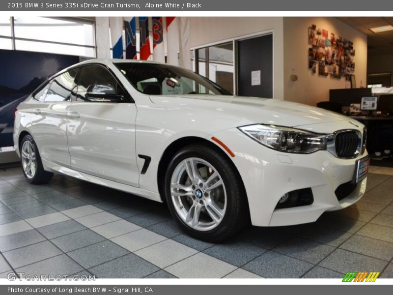 Alpine White / Black 2015 BMW 3 Series 335i xDrive Gran Turismo