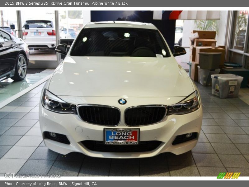 Alpine White / Black 2015 BMW 3 Series 335i xDrive Gran Turismo