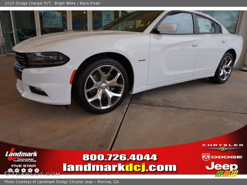 Bright White / Black/Pearl 2015 Dodge Charger R/T