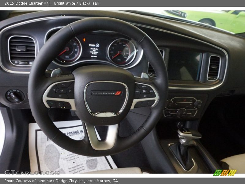 Bright White / Black/Pearl 2015 Dodge Charger R/T