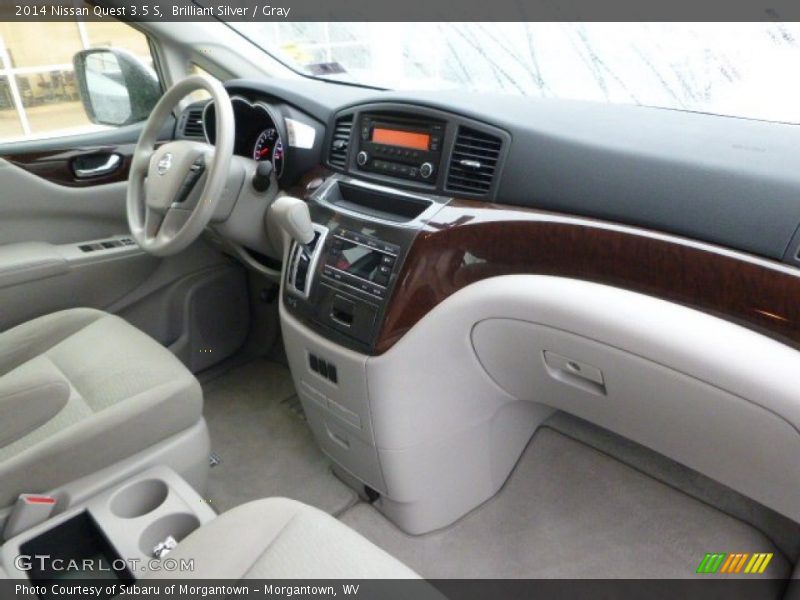 Brilliant Silver / Gray 2014 Nissan Quest 3.5 S