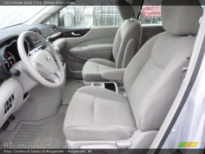 Brilliant Silver / Gray 2014 Nissan Quest 3.5 S