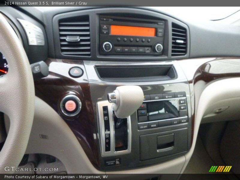 Brilliant Silver / Gray 2014 Nissan Quest 3.5 S