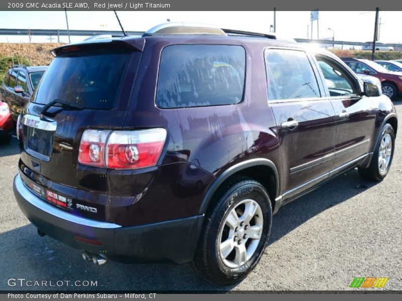Red Jewel / Light Titanium 2009 GMC Acadia SLE AWD