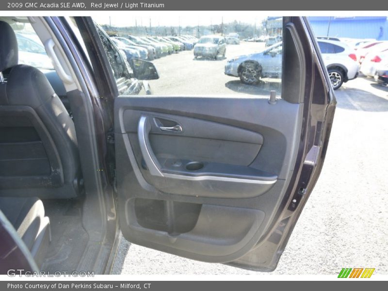 Red Jewel / Light Titanium 2009 GMC Acadia SLE AWD