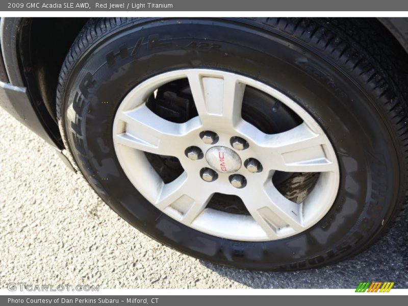 Red Jewel / Light Titanium 2009 GMC Acadia SLE AWD