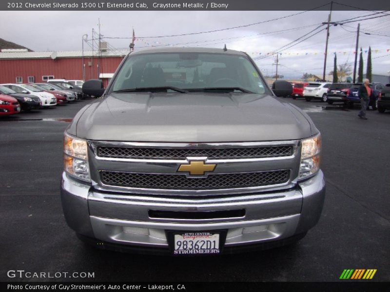 Graystone Metallic / Ebony 2012 Chevrolet Silverado 1500 LT Extended Cab