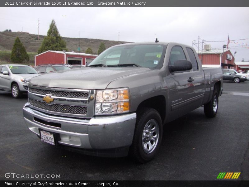 Graystone Metallic / Ebony 2012 Chevrolet Silverado 1500 LT Extended Cab