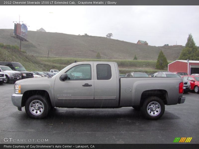 Graystone Metallic / Ebony 2012 Chevrolet Silverado 1500 LT Extended Cab