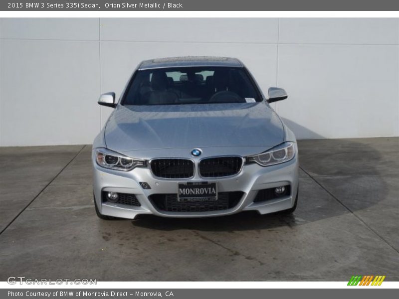 Orion Silver Metallic / Black 2015 BMW 3 Series 335i Sedan