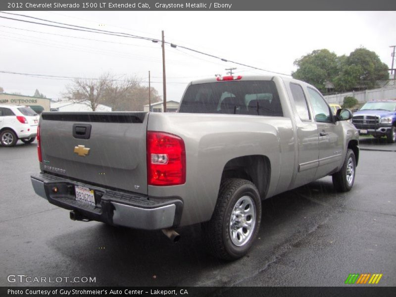 Graystone Metallic / Ebony 2012 Chevrolet Silverado 1500 LT Extended Cab