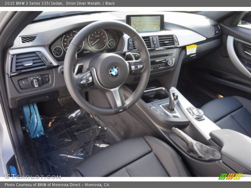 Orion Silver Metallic / Black 2015 BMW 3 Series 335i Sedan