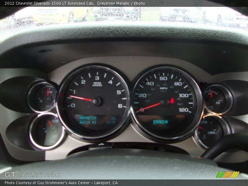 Graystone Metallic / Ebony 2012 Chevrolet Silverado 1500 LT Extended Cab