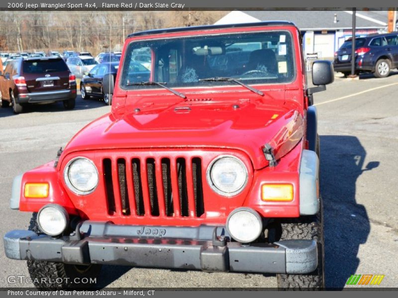 Flame Red / Dark Slate Gray 2006 Jeep Wrangler Sport 4x4
