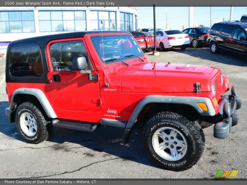 Flame Red / Dark Slate Gray 2006 Jeep Wrangler Sport 4x4