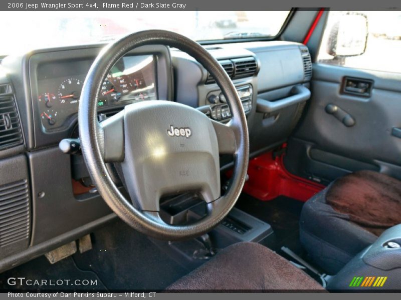 Flame Red / Dark Slate Gray 2006 Jeep Wrangler Sport 4x4