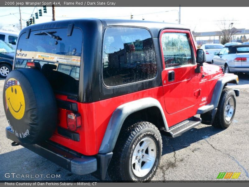 Flame Red / Dark Slate Gray 2006 Jeep Wrangler Sport 4x4