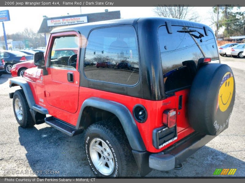 Flame Red / Dark Slate Gray 2006 Jeep Wrangler Sport 4x4