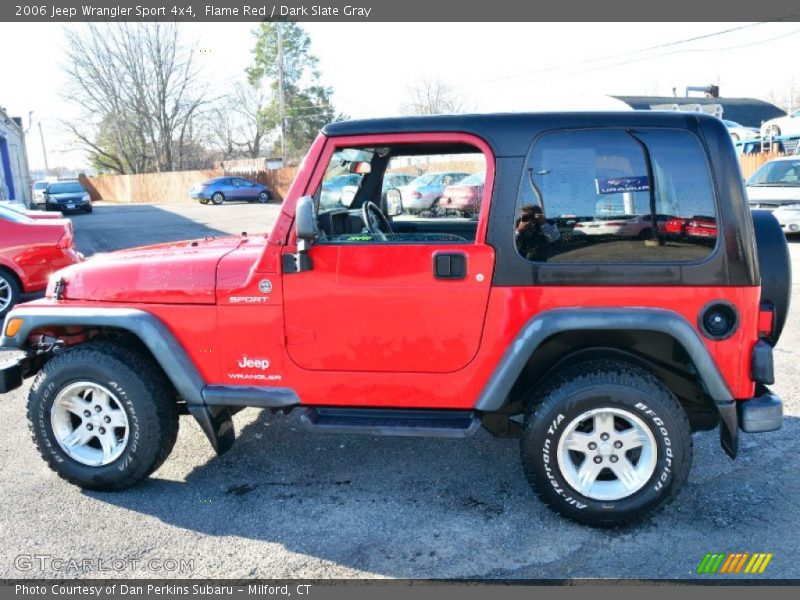 Flame Red / Dark Slate Gray 2006 Jeep Wrangler Sport 4x4