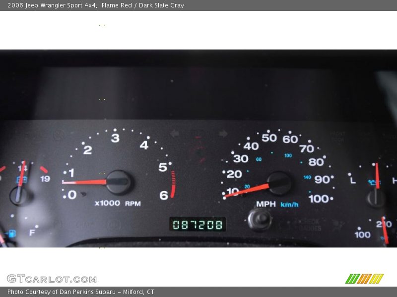 Flame Red / Dark Slate Gray 2006 Jeep Wrangler Sport 4x4
