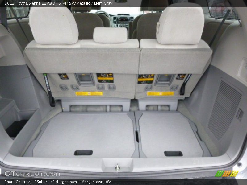 Silver Sky Metallic / Light Gray 2012 Toyota Sienna LE AWD