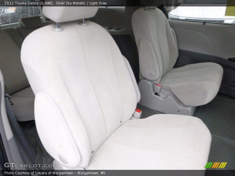Silver Sky Metallic / Light Gray 2012 Toyota Sienna LE AWD