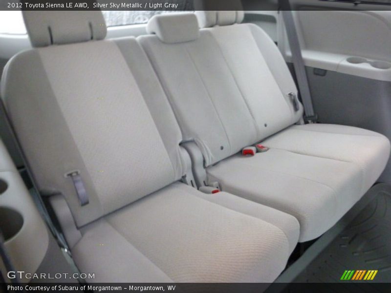 Silver Sky Metallic / Light Gray 2012 Toyota Sienna LE AWD