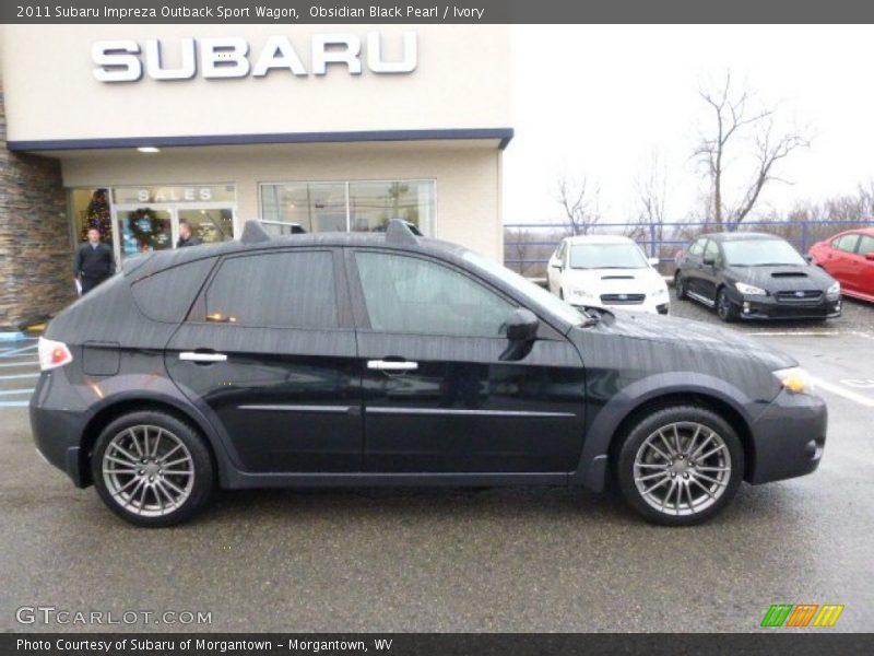Obsidian Black Pearl / Ivory 2011 Subaru Impreza Outback Sport Wagon