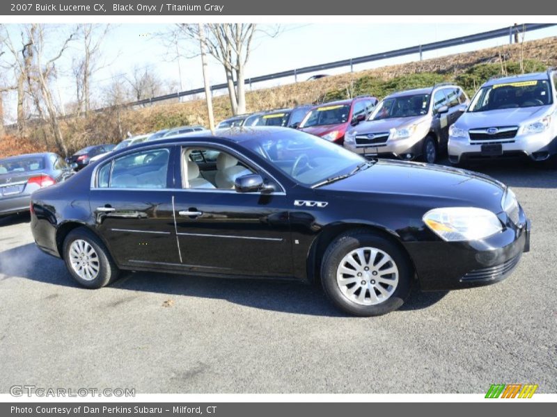 Black Onyx / Titanium Gray 2007 Buick Lucerne CX