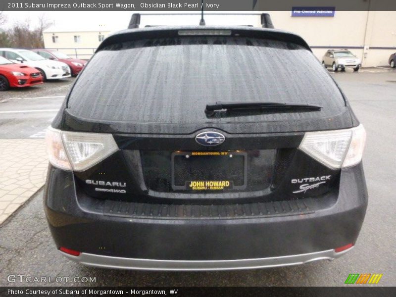 Obsidian Black Pearl / Ivory 2011 Subaru Impreza Outback Sport Wagon