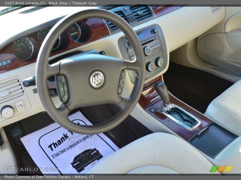 Black Onyx / Titanium Gray 2007 Buick Lucerne CX